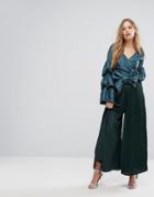 Keepsake Deep Water Wide Leg Pants - Green