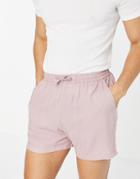 New Look Pull On Shorts In Pink