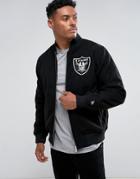 New Era Oakland Raiders Bomber Jacket - Black