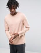Asos Long Sleeve T-shirt - Pink