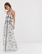 We Are Kindred Madison Caged Maxi Dress - White