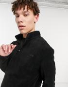 Asos 4505 Training Fleece With 1/4 Zip-black