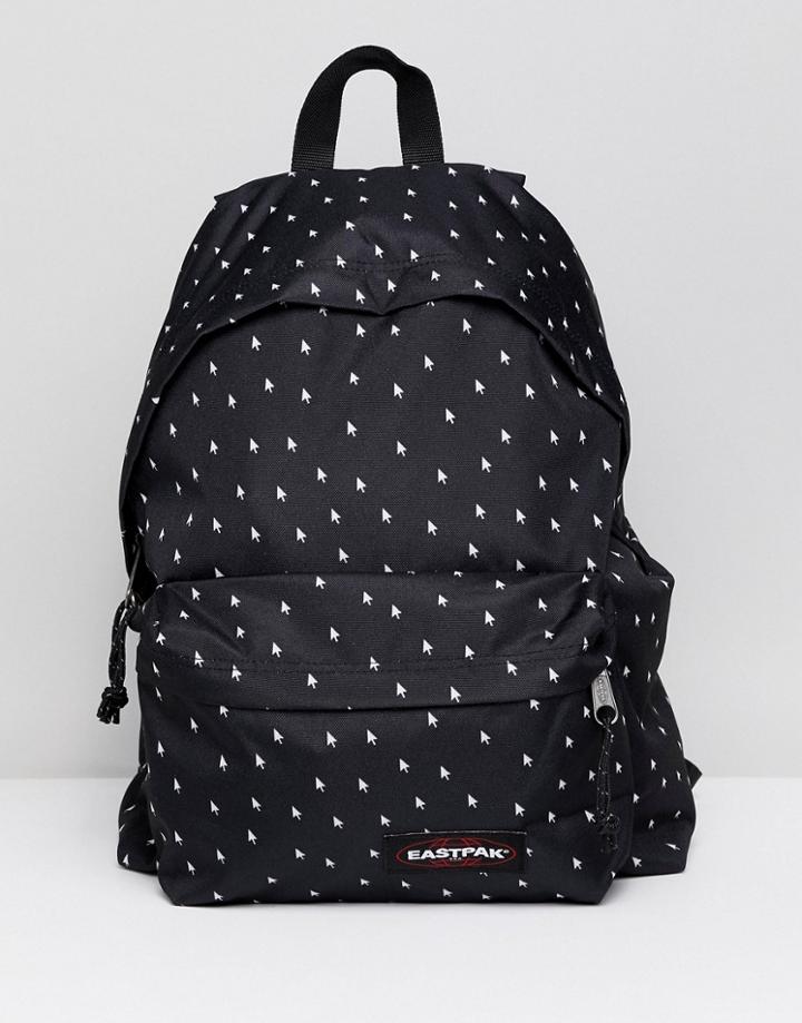 Eastpak Black Arrow Cursor Padded Pak'r Backpack - Black