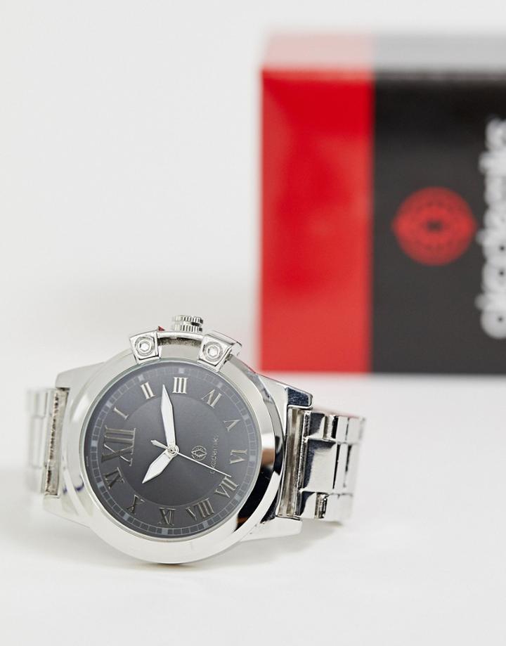 Akademiks Mens Bracelet Watch In Silver - Silver