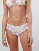 Skye & Staghorn High Waisted V Bikini Bottom - Multi