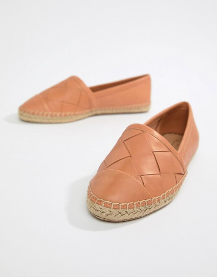 Aldo Leather Espadrilles - Tan