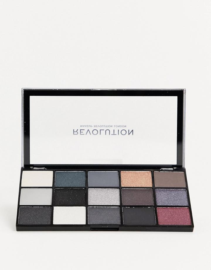 Revolution Reloaded Eyeshadow Palette In Blackout-no Color