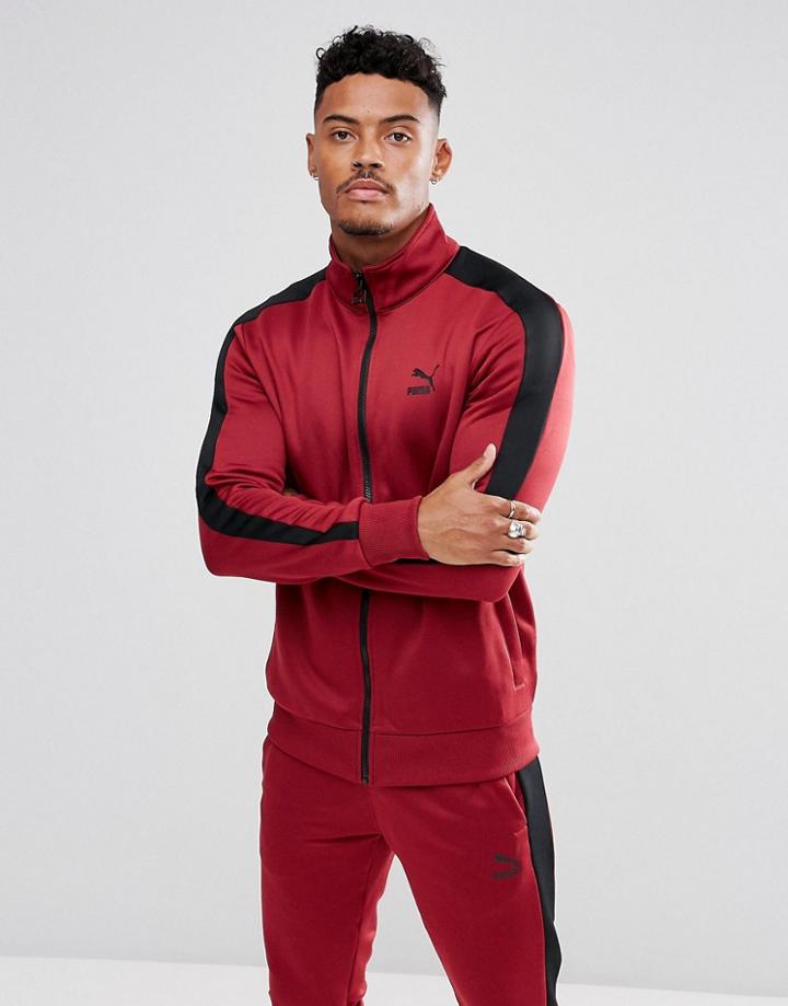 Puma Archive T7 Track Jacket In Red 57331209 - Red