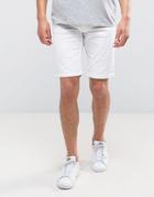 Blend Denim Shorts - White
