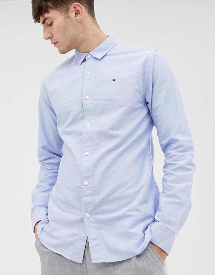 Tommy Hilfiger Slim Fit Oxford Shirt - Blue