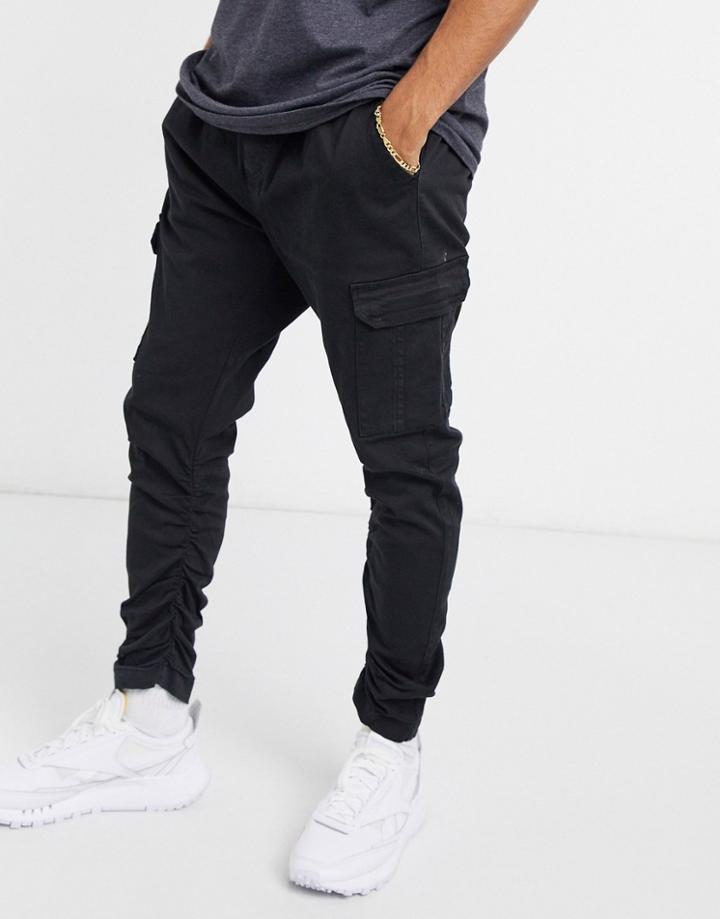 Brave Soul Casual Pants In Black