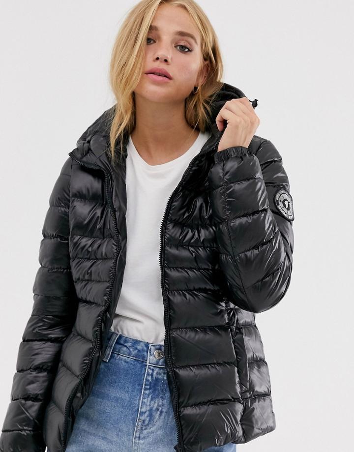 Brave Soul Everett Padded Coat - Black