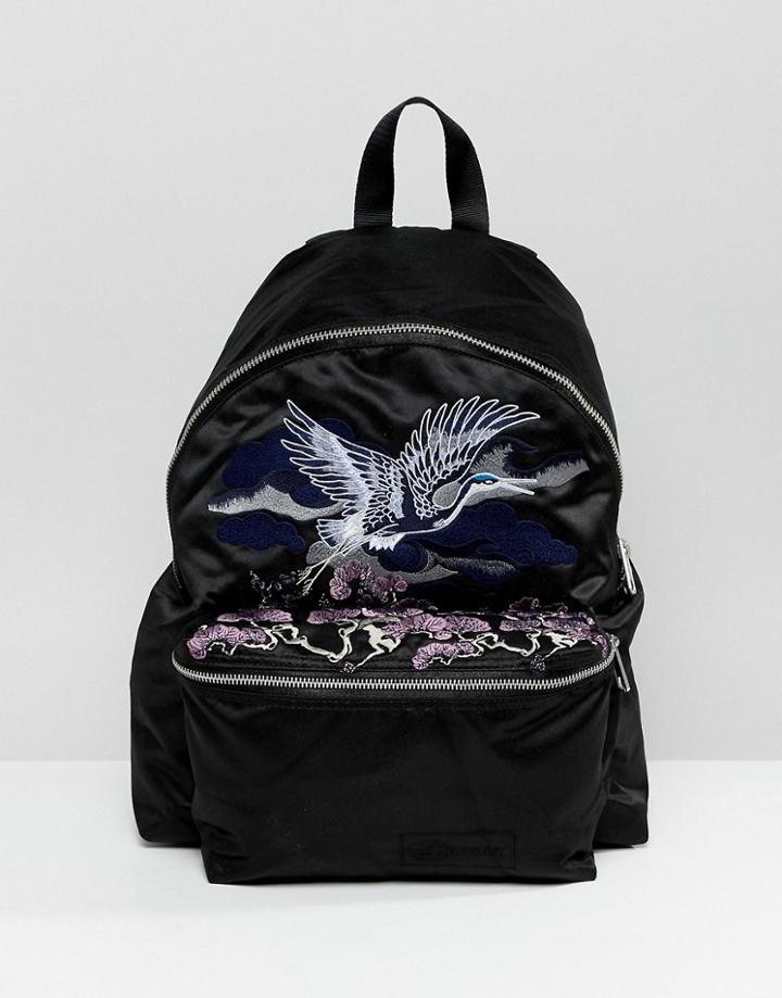 Eastpak Padded Pak'r Sukajan Crane Backpack - Black