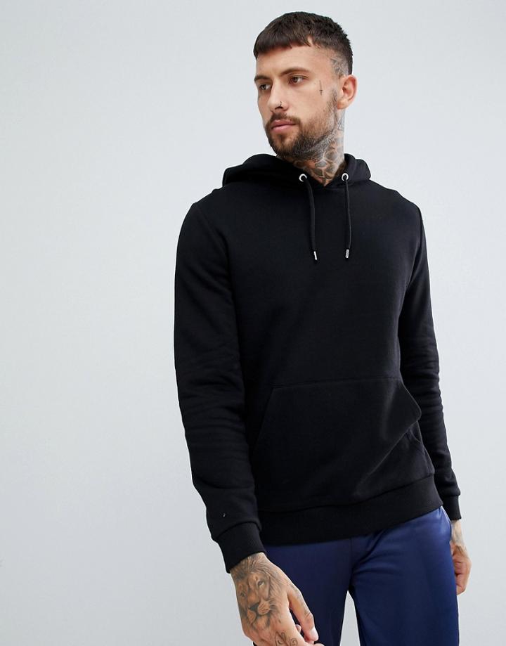 Asos Design Hoodie In Black