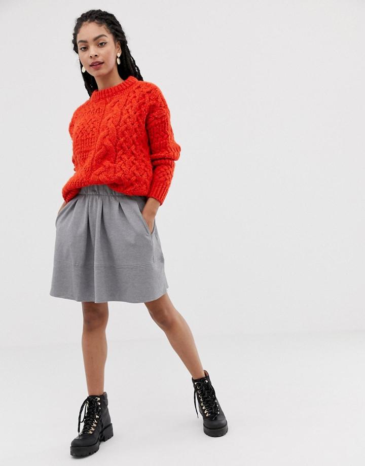Moves By Minimum Skater Skirt-gray