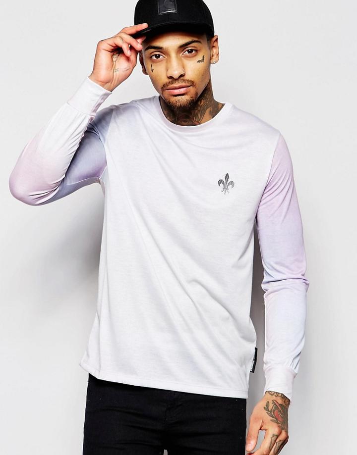 Criminal Damage Long Sleeve T-shirt - Pink