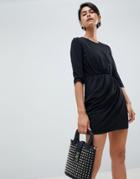 French Connection Elsa Drape Waist Dress