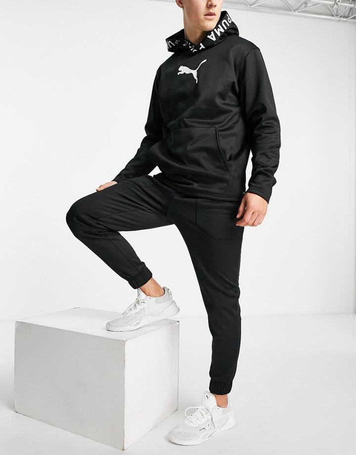Puma Training Power Fleece Sweatpants In Black