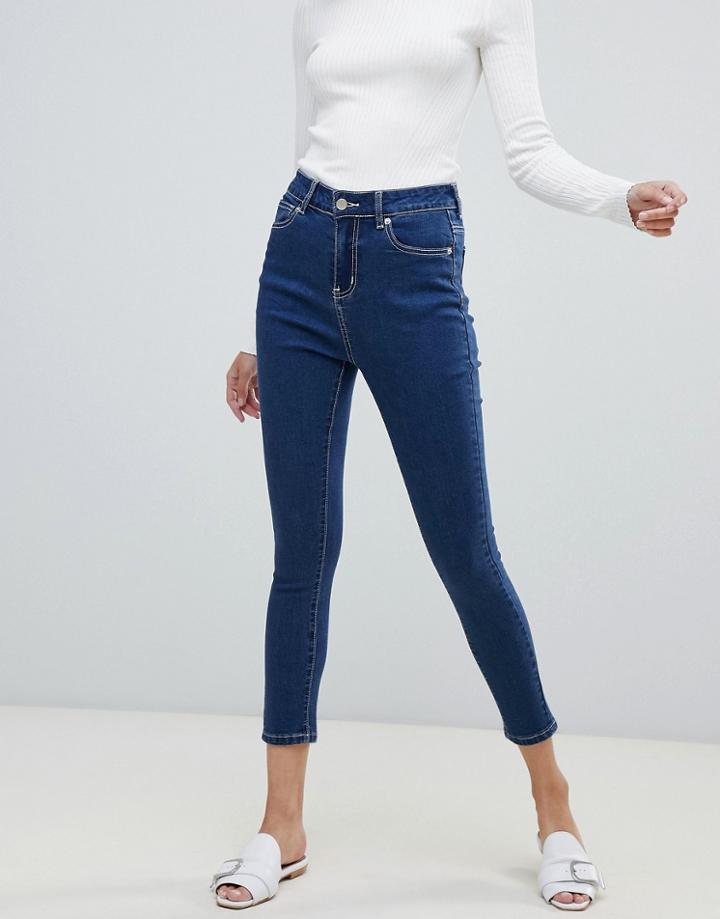 Fae High Rise Skinny Jeans - Blue