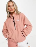 The North Face Tka Attitude Zip Fleece In Pink