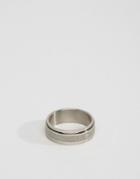 Seven London Engraved Ring Exclusive To Asos - Silver