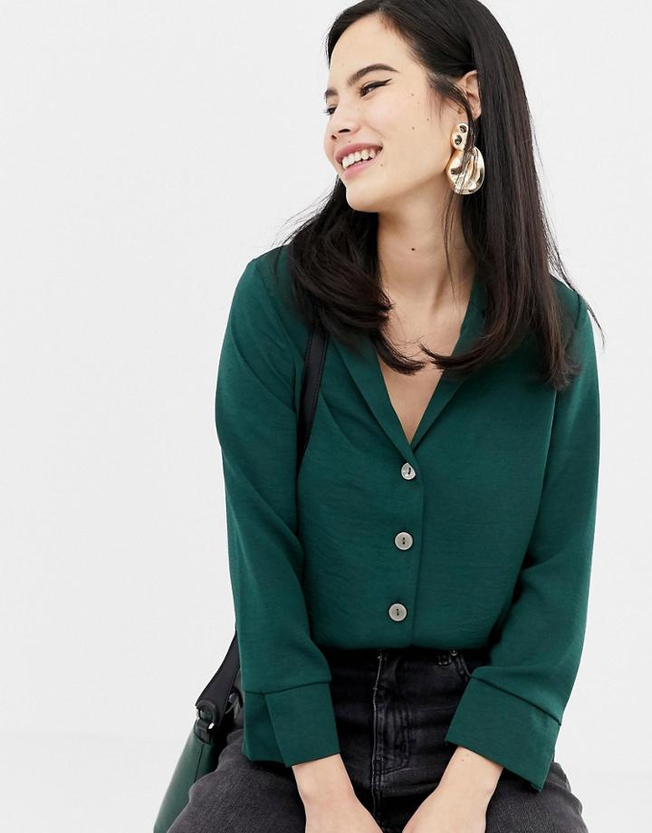 New Look Shirt In Green - Green