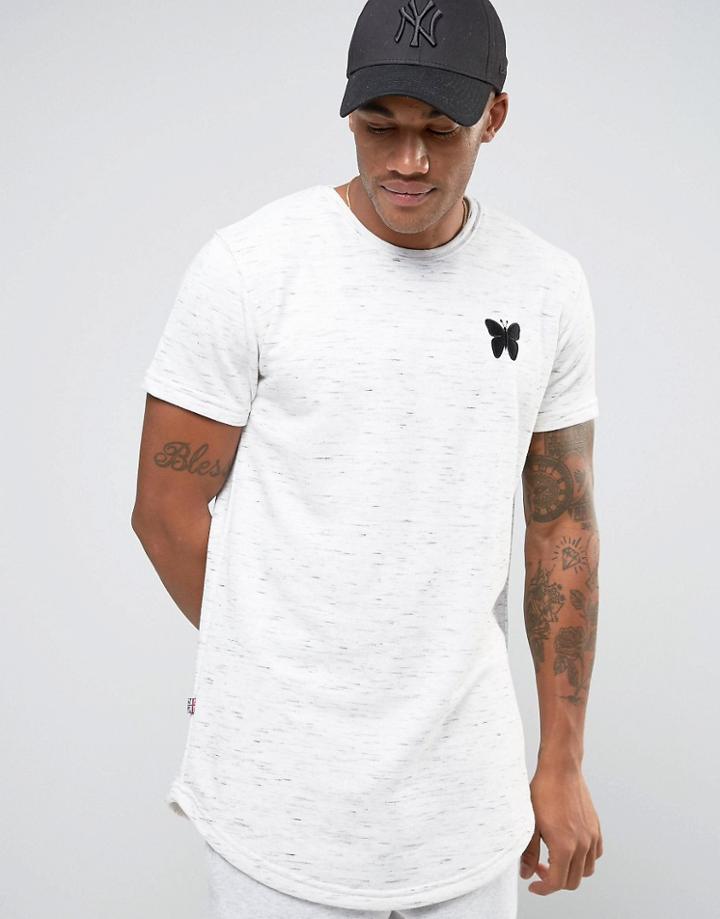 Good For Nothing T-shirt In Marl - White