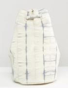 Gracie Roberts Tie Dye Detail Backpack - Slate
