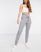 Unique21 Cable Knitted Sweatpants In Gray-grey