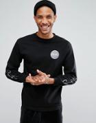 Primitive Skateboarding Long Sleeve T-shirt With Large Dot Logo - Black
