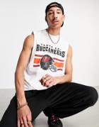 Asos Design Nfl Tampa Bay Buccaneers Tank In White