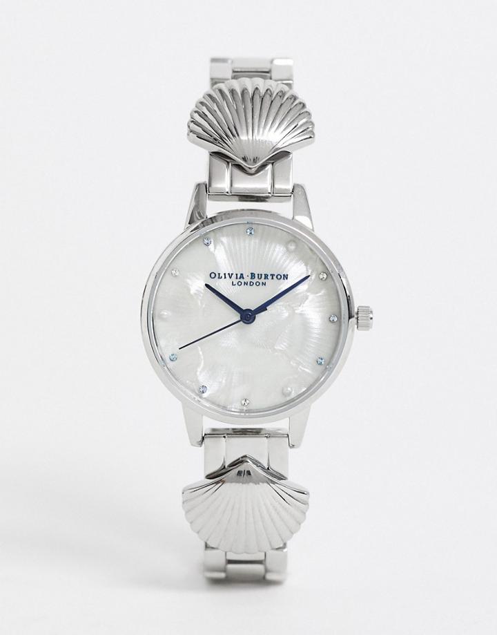 Olivia Burton Mermaid Watch In Silver