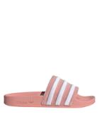 Adidas Originals Adilette Slides In Mauve-pink