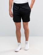 Jack & Jones Mixed Fabric Sweat Shorts - Black