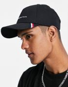 Tommy Hilfiger Uptown Cap With Logo In Black