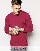 Religion Jersey Long Sleeve Top - Red