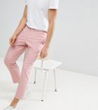 Noak Tapered Cropped Pants In Pink - Pink