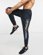 Under Armour Training Lockertag Fleece Sweatpants In Black