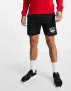 Russell Athletic Logo Jersey Shorts In Black