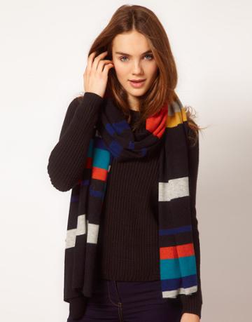 Alice Hannah Exclusive To Asos Color Block Scarf