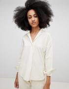 Seeker Pell Shirt In Organic Hemp Cotton - Cream