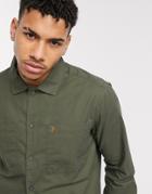 Farah Dallam Light Jacket In Khaki-green