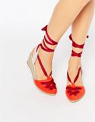 Asos Jacqueline Point Wedge Espadrilles - Multi