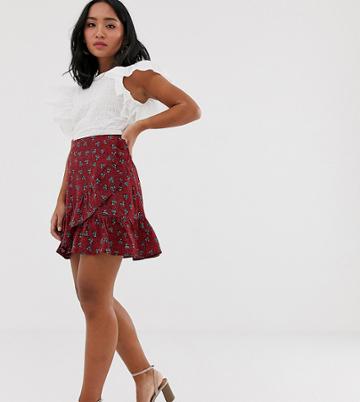 Y.a.s Petite Paisley Print Mini Skirt - Multi