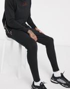 The Couture Club Taped Zip Detail Sweatpants In Black