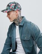 7x Tropical Print Baseball Cap - Multi