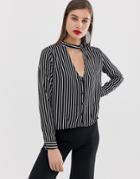 Unique21 Striped Shirt Collar - Multi