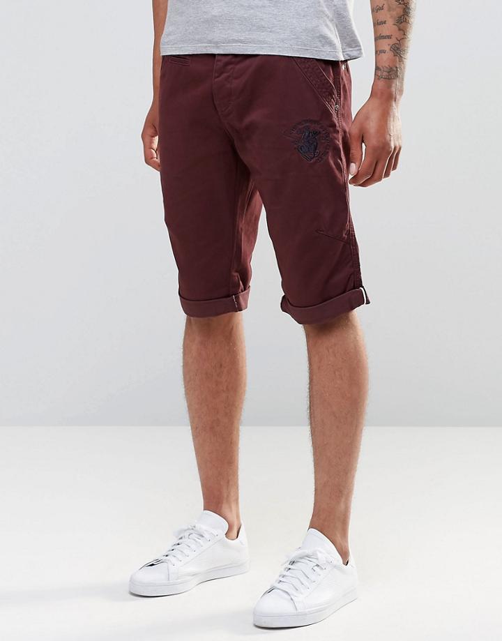 Santa Monica Polo Club Chino Shorts - Purple