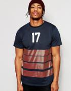 Playground Four Stripe T-shirt - Navy