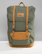 Jack Wolfskin Earlham Backpack In Khaki - Green